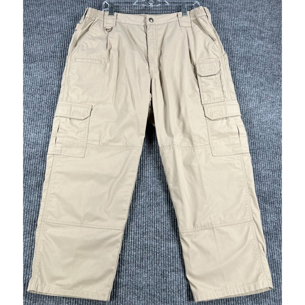 5.11 Tactical Cargo Pants Mens Size 38x30 Beige Utility Security Military